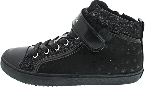 Geox J Kalispera Girl I, Sneakers Niñas, Negro, 24 EU