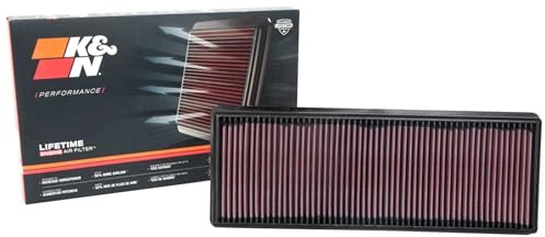 K&N Engine Air Filter: Reusable, Clean Every 75,000 Miles, Washable, Premium, Replacement Car Air Filter: Compatible with 2018-2021 CHEVROLET Express 2500/3500; 2018-2021 GMC Savana 2500/3500, 33-5114