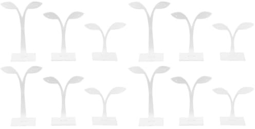 Cabilock 12stücke Teiliges Acryl Ohrring Display Mit Blattdesign Ohrringständer Für Schmuckorganisation Und Präsentation Praktisch Und Langlebig Für Ohrstecker Und Schmuck