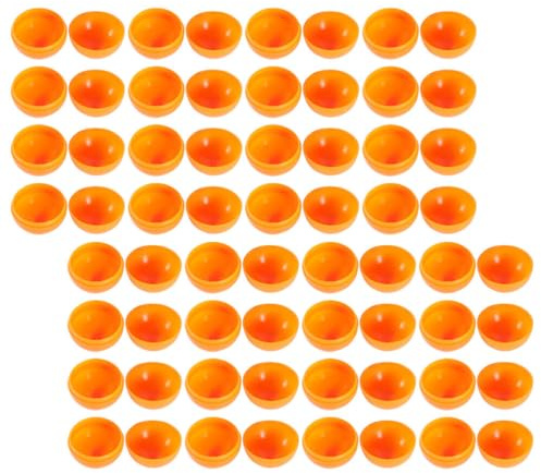 50 Stück 5Cm Orange Lotteriekugeln Teilbare PVC Kugeln Für Partys Spiele Und Veranstaltungen Leicht Zu Befüllen Und Ideal Für Dekorationen
