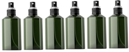 Housoutil 6stücke Sprühflasche Tragbare Wassersprüher Mit Druckmechanismus Dunkelgrün Pet Wiederverwendbar Und Kompaktes Design Für Reisen Und Outdoor-aktivitäten