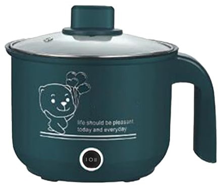 Cuiseur à riz électrique Hot Pot Appareil de cuisine multifonctionnel 2 en 1 pour ufs Ramen et plus - VERT