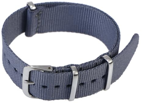 PACKOVE Nylon Watch Strap 18Mm Woven Band Breathable Lightweight Replacement Watch Band for Men Comfortable Durable