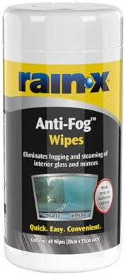 Rain-X Salviette Antiappannante Auto Vetri, 40 Unità