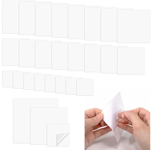 Heveer Reparatur Patch Selbstklebende Reparaturflicken Transparent Reparatur Flicken für Zelte Aufblasbares Schwimmspielzeug 24 Stück 3 Größen