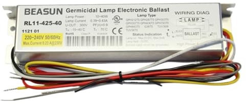 KAYPBWQMG Ballast électronique RL11-425-40A RL1-425-40A24 110V/220V, 1 pièce(RL11-425-40A 220v)