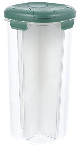 MOLUCKFU Rice Storage Dispenser Lids for Kitchen Cereal Dispenser Dry Storage Container