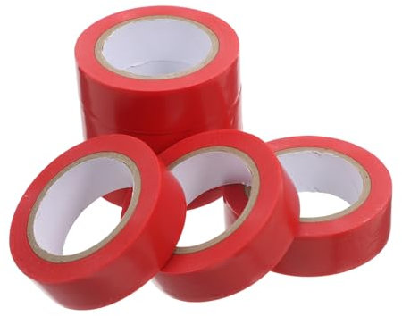 PRETYZOOM 6rollos Cinta Aislante Fina Adhesiva Ignífuga Para Electricistas y Automotrices Resistente Al Calor
