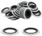 Juntas de tapón de drenaje de aceite, Lote de 20 tornillos de drenaje de aceite, anillo de sellado, OEM 110265505R, 6079970345, 8200641648, 3121867, 7700266044 Compatibles con Captur Clio Laguna