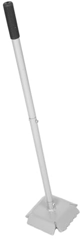 Manual Rubbish Bin Compactor Stainless Steel Waste Press Tool | Silver Finish, Plastic Grip Handle, Home and Restaurant Use, Reduces Bag Usage and Simplifies Disposal