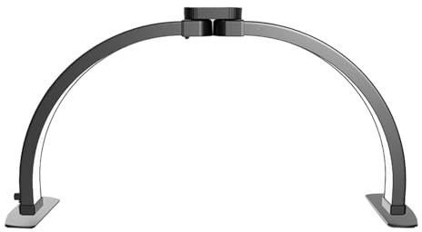 FTVOGUE Lampada per Unghie a LED, Luce Professionale a Mezzaluna con 308 Lampadine LED, Temperatura di Colore 3000 6000K, 3 modalità Colore 10 Livelli di luminosità Supporto per (Spina europea)