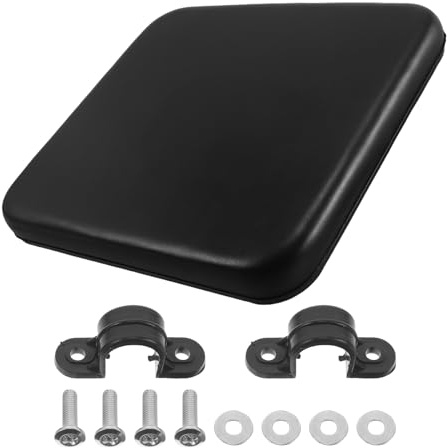 IWOWHERO Cojín para Andador de Cuero Pu Antideslizante, Asiento Acolchado Extraíble 34,5 X 31,7 X 3,6 Cm, Accesorio para Movilidad de Personas Mayores, Reposapiés para Andadores y Sillas