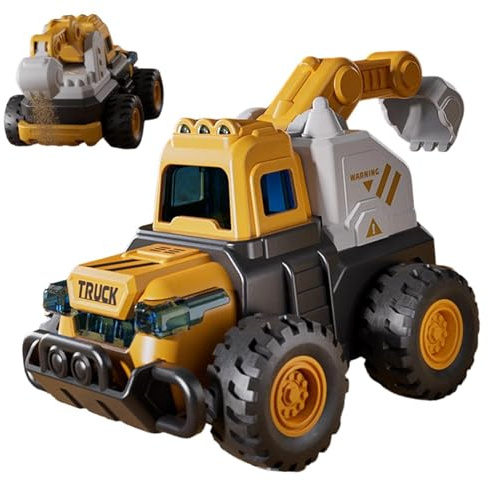 Construction Truck - Sandbox Cars Excavator with Movable Joints - Construction Trucks for Boys | for Preschools Playrooms Daycare Sandbox Play Outdoor Party Birthday Boys Girls