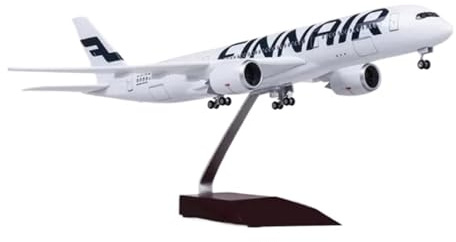 1/142 För A350 Finland W Ljus och hjulharts Planmodell Skala Klassiska stilar Flygplansmodellbyggsats