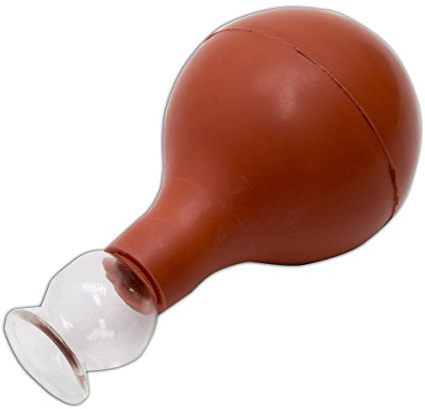 AFH Webshop Schröpfgläser mit Ball | Spezial Typ | Schröpfset | Schröpfglas | verschiedene Größen (ca. 1,3cm (Innen-Durchmesser))