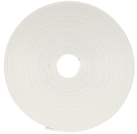 sourcing map Heat Shrink Tubing, 11mm Dia 17mm Flat Width 2:1 Heat Shrink Wrap Cable Sleeve Heatshrink Tube 10m White