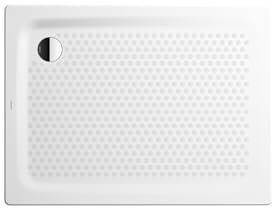 Kaldewei Piatto doccia Superplan modello 398-2 80 × 100 cm in bianco alpino con effetto perla con supporto per vasca