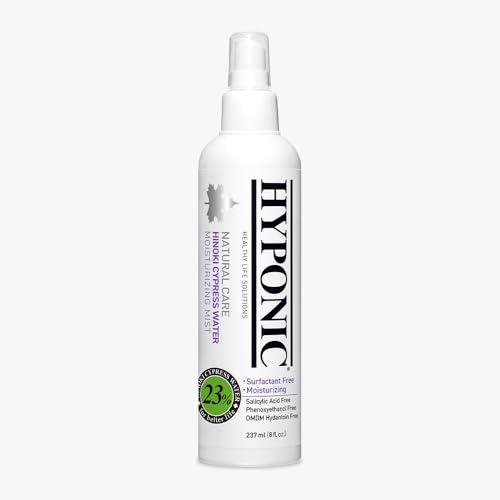 HYPONIC Hypoallergener Hinoki-Zypressen-Feuchtigkeits-Entwirrungsnebel für alle Haustiere, duftend, steigert den Glanz + erweicht 237 ml (duftend 237ml)