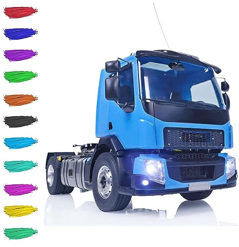 4x4 1/14 LESU RC Traktor Truck Lackiert Zusammengebaut ferngesteuertes Auto Metallchassis