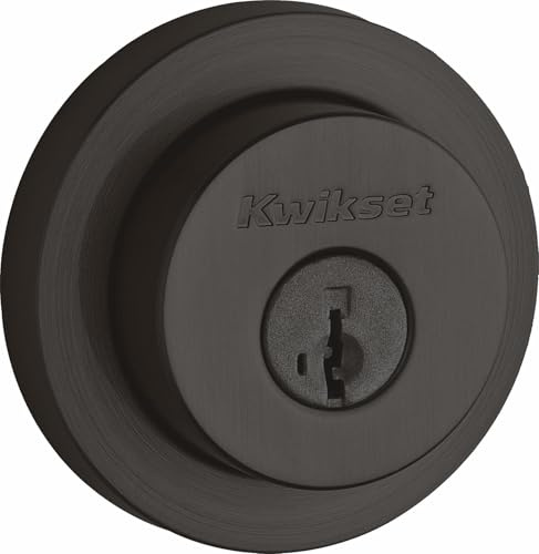 Kwikset 159RDT-S.STRKP Milan Double Cylinder Keyed Entry Deadbolt with SmartKey - Venetian Bronze