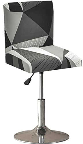 Barhocker Bezug, Bar Stuhlhussen 1er 2er 4er Oder 6er Set Büro Hochlehner Stuhlbezug，Stretch Jacquard für Universal Boss Drehstuhl Esszimmer Hochzeit Party Hotel Bankett ( Color : BD30 , Size : 4PCS )