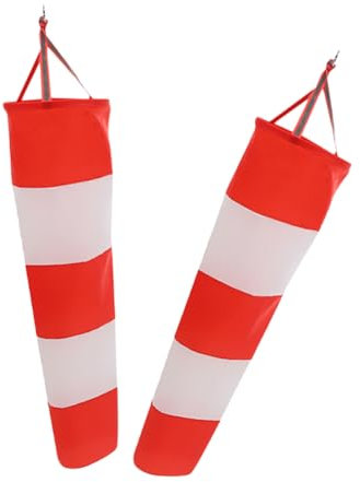 Parliky 2piezas Bolsa De Viento Antiviento para Jardín Decoración Exterior De Bandera Indicador De Dirección De Viento Oxford para Eventos Al Aire y Celebraciones