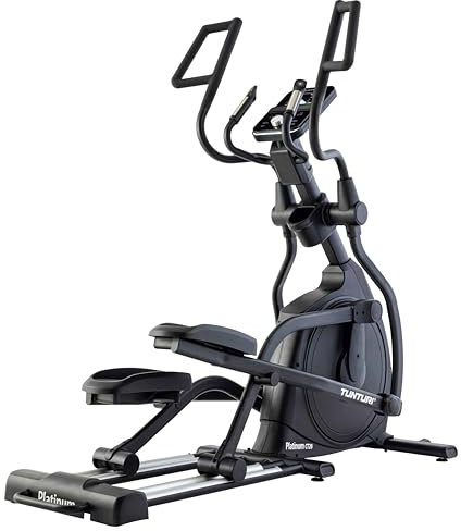 Platinum C20 Ellipsentrainer - Fitnesstrainer mit 48 Widerstandsstufen - Ergometer - Bluetooth - Herzfrequenzsensoren - Tablet-Halterung