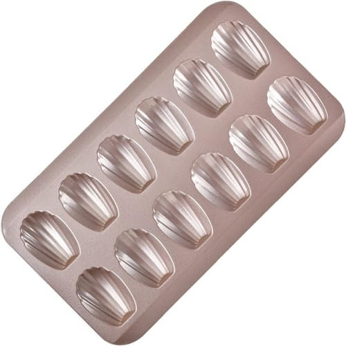 Wudaizhi Mini-madeleines-backblech, Edelstahl-blechform, Mini-kuchenform, Antihaftbeschichtete Keksformen, Keksform Aus Metall Für Schokolade, Süßigkeiten