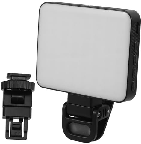 POPETPOP Rechargeable Selfie Light for Phone Magnetic Clip Lighting Led Video Fill Light Camera Photography