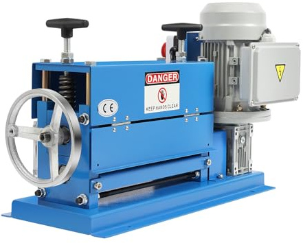 Electric Wire Stripper 370W Cable Stripper Machine 11-Channel 10 Blades Automatic Wire Stripper 1.5mm-38mm Cable Stripper Tool Portable Wire Stripping Machine for Leftover Cable Recycling