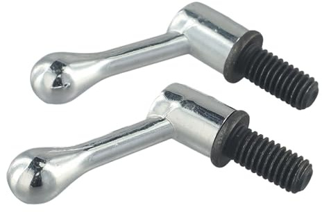 ReachMall 2PCS Adjustable Fixed Handle with Thread for Milling Machine Table Lock Bolt Suitable for Bridgeport Series Machines