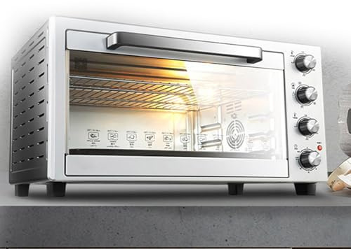 Grande forno friggitrice ad aria con 4 modalità e controllo indipendente della temperatura, ideale per uso familiare e ristorante