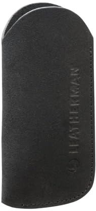 Leatherman Sleeve - Schlanke Schutzhülle für Leatherman-Multitools - Wetterbeständiger Organizer für den Alltag - Klassisches Schwarz Leder, Für Micra | Schlanke schwarze Lederhülle mit Schnappverschluss, Größe für Multitool-Schlüsselanhänger, klassische EDC-Schutzabdeckung