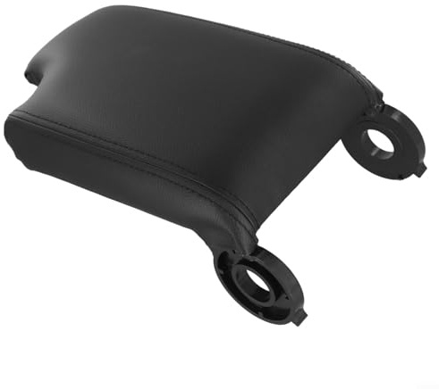 Momfin Copertura nera per bracciolo centrale della console centrale, per BMW E46 serie 3 1999-2004, in pelle PU, con schiuma integrata, accessorio di ricambio diretto