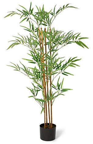 IDMarket - Bambú artificial (altura 120 cm)