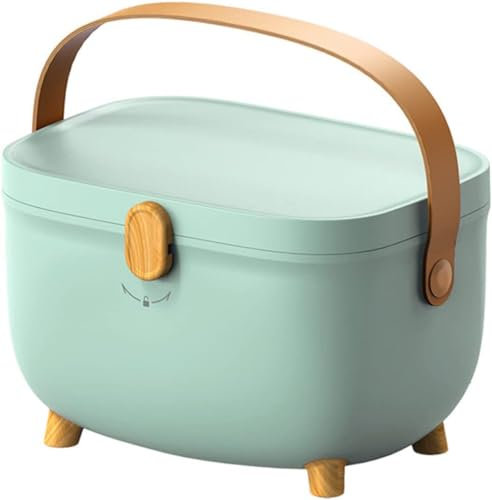 AiMeiteng Medizinbox, Arzneimittel box, medicine box, Hausapotheke mit 2 compartments, medizin aufbewahrung, medikamenten organizer für arzneimittel für zu Hause, im Freien