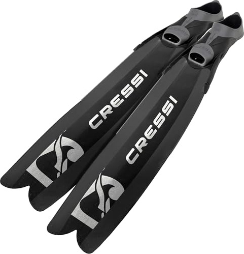 CRESSI seit 1946 –Gara Turbo Boost Fins - Innovative Lange Flosse mit Geschlossenem Fußteil Ideal für Freitauchen Fortgeschrittene Apnoe und Unterwasserfischen