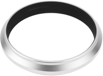 eMagTech Adattatore Per Filtro Per Fotocamera Da 49 Mm Adattatore Per Obiettivo In Lega Di Alluminio Compatibile Con Fujifilm X100VI X100V Per Filtro UV CPL ND Da 49 Mm Tappo Per Obiettivo Argento