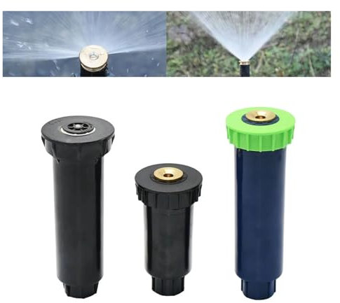 QAZMLP Fournitures de Jardin Arroseur escamotable for pelouse de Jardin 90/180/360 degrés Buse de réfraction for l'arrosage et l'irrigation Buse(Purple)