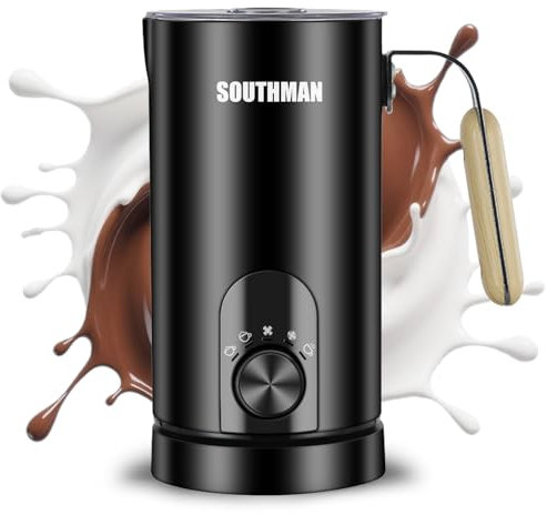 Milk Frother Electric 5 in 1 - Automatic Milk Frothers 350ml Large Capacity Milk Steamer and Frother Milk Heater and Warmer Hot & Cold Milk Foamer Maker for Latte Coffee Chocolate Machine