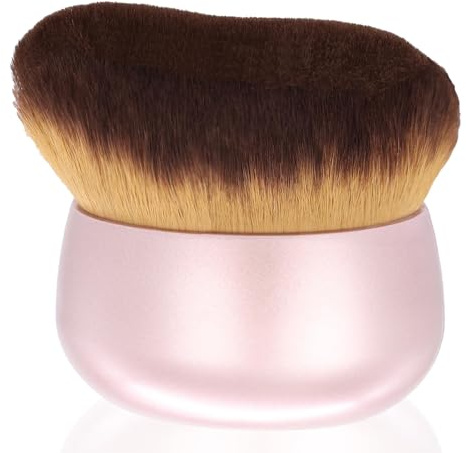 TELAIN Extra Large Body Makeup Pinsel für Selbstbräuner, Bein Make-up & Bronzer, 75 mm breiter Kabuki Pinsel für gleichmäßige Anwendung,Ovaler Gesichts- und Rücken Make-up Pinsel