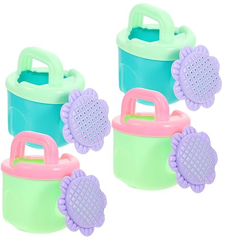 CHICAMPERA 4 Piezas Regadera de Juguete para Rociadores de Agua para Baño y Playa Juguetes de Jardín y Diversión para Plantas y el Agua Color Aleatorio Color Aleatorio