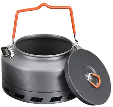 Bouilloire De Camping En Plein Air Théière En Alliage D'aluminium Chaudières À Eau De Randonnée En Plein Air Thés De Camp Pots À Café Théière Portable Chaudières À Eau Petit Remplacement De Voyage