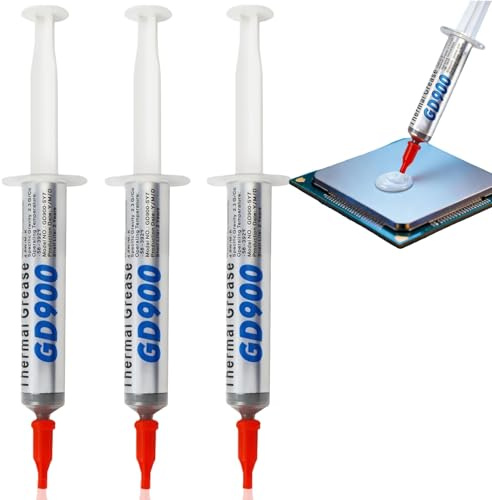 3PCS Thermal Paste for CPU(3g),High-Performance Thermal Plaster,CPU Paste Thermal,Heatsink Paste for IC/CPU/All Coolers,Thermal Grease with High Thermal Conductivity,Thermal Compound Paste Heatsink