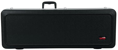 Gator Cases Deluxe ABS Hartschalenkoffer für E-Gitarre – Passend für Stratocaster & Telecaster – Robuste Außenschale, EPS-Schaum, Plüsch-Innenfutter, abschließbare Verschlüsse, Schwarz (GC-ELECTRIC-A)