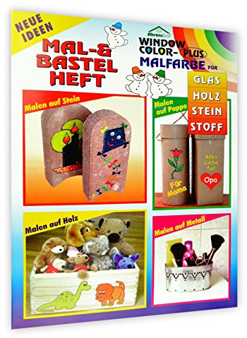 Window Color Plus Mal- & Bastelheft | Viele Basteltipps und Vorlagen für Fenstermalerei, Metalldekoration und vieles mehr