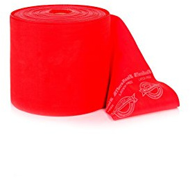 THERABAND Latexfreies Übungsband 45 m 45 cm, Rot | Mittel, OneSize