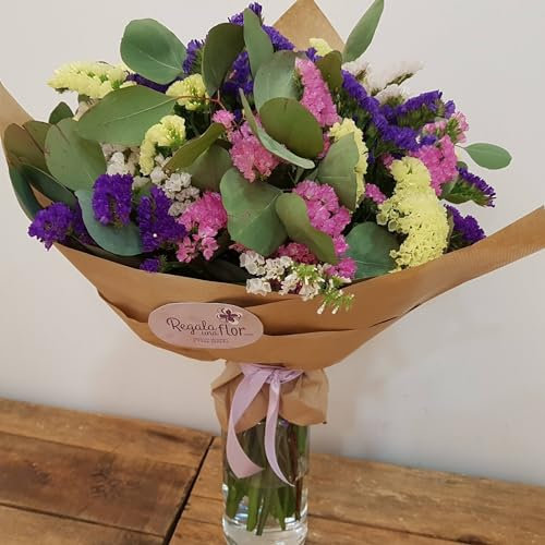 REGALAUNAFLOR | Ramo de flores naturales a domicilio | Entrega puntual en 24 horas de Lunes a Sábado | Con tarjeta de dedicatoria | Siemprevivas