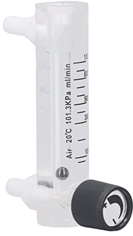 Testeur de Débitmètre de Gaz 10‑1000 Ml/min, Débitmètre de Contrôle de Mesure de Panneau Réglable à L'air, Classe de Précision de 4%, pour Mesurer et Contrôler le Débit du Milieu Gazeux