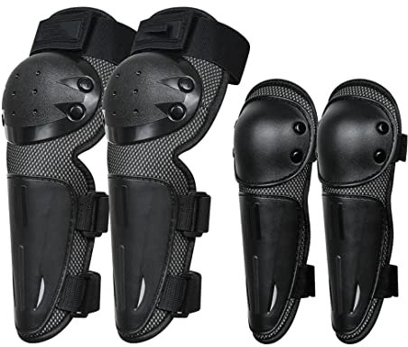 Hcclijo Motorcycle Armor Back Bandage Roller Bike Bicycle Vest Jacket Ski Snowboard Full Body Protection elbow knee free size